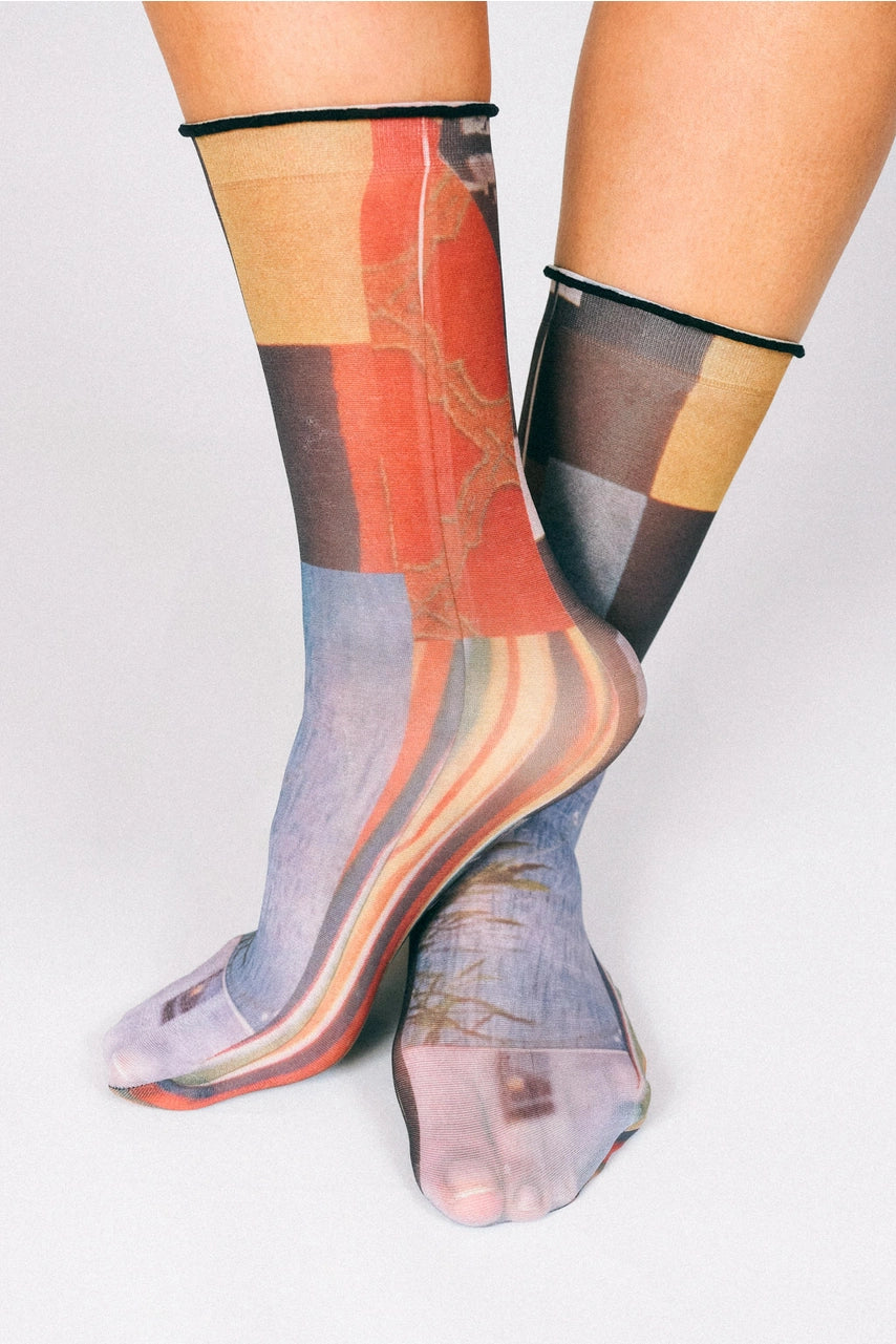Paper Nylon Ankle By Rosie Barker - Moody