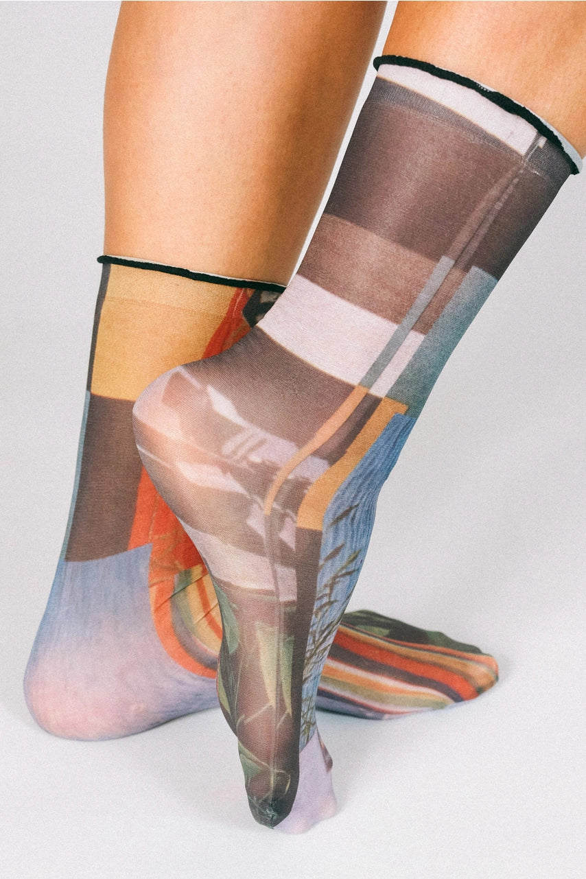 Paper Nylon Ankle By Rosie Barker - Moody