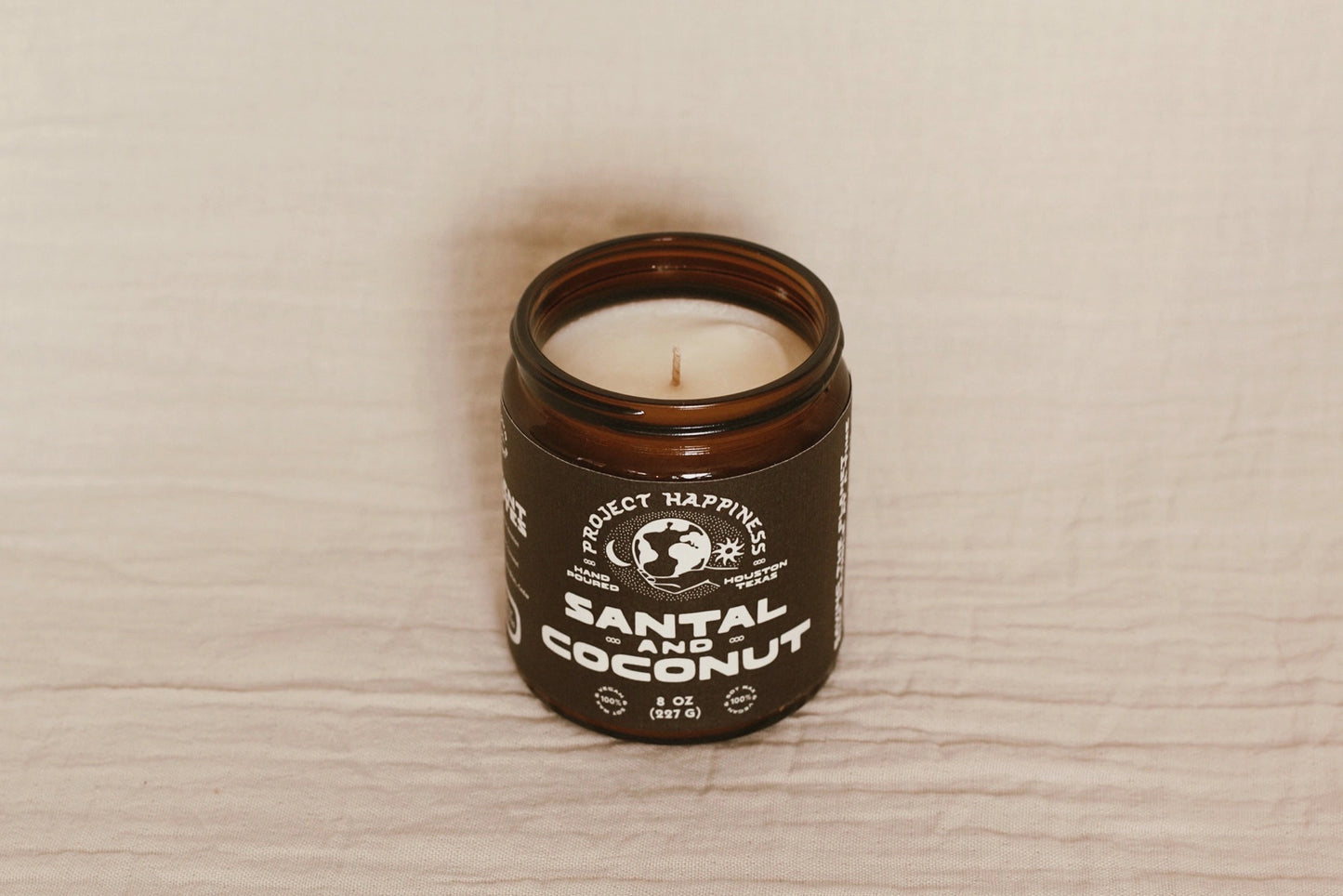 Santal and Coconut - 8 oz Soy Candle