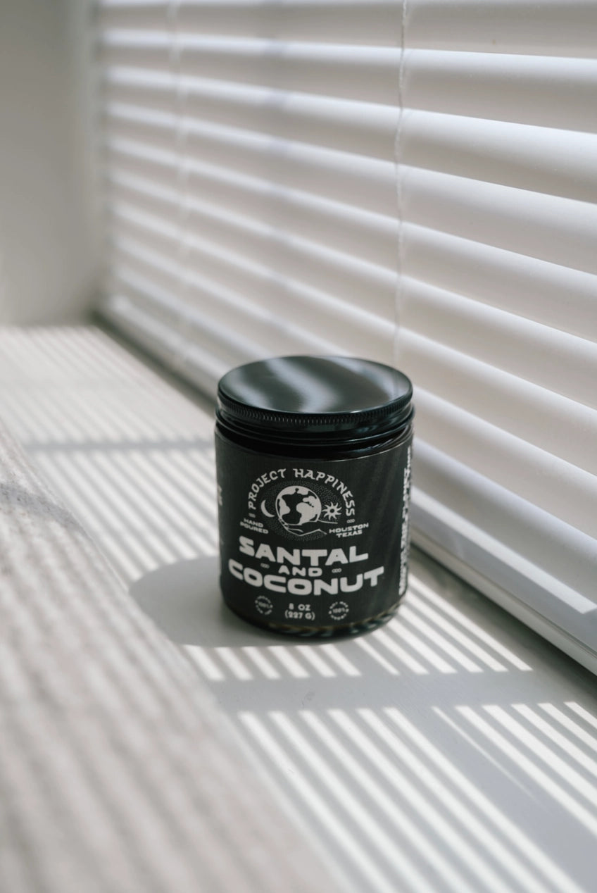 Santal and Coconut - 8 oz Soy Candle