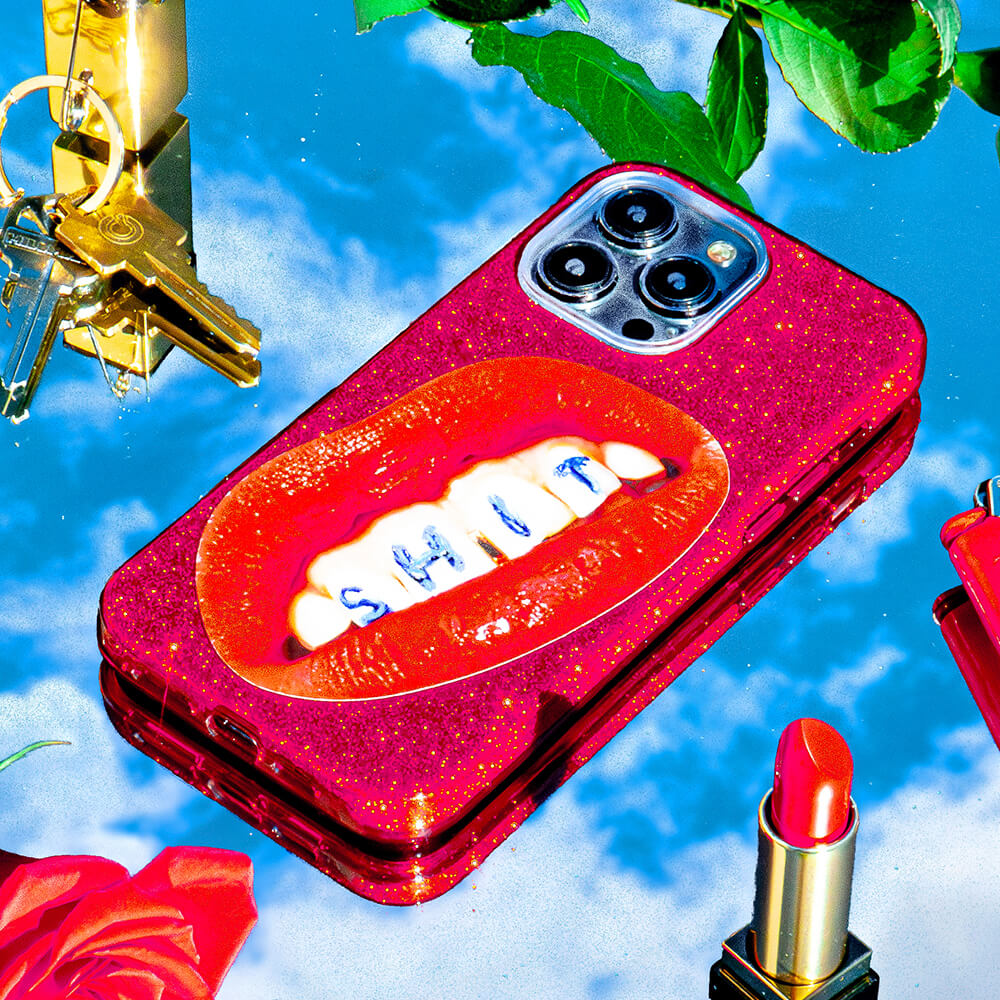 Shit By Toiletpaper - Die-Cut Sticker (Lips)