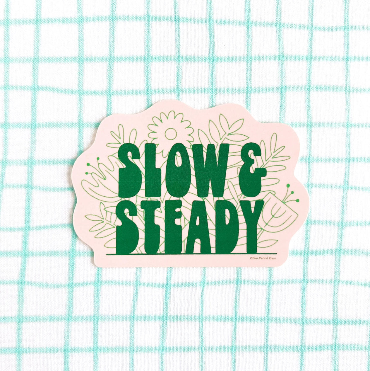 Slow and Steady Vinyl Decal Sticker