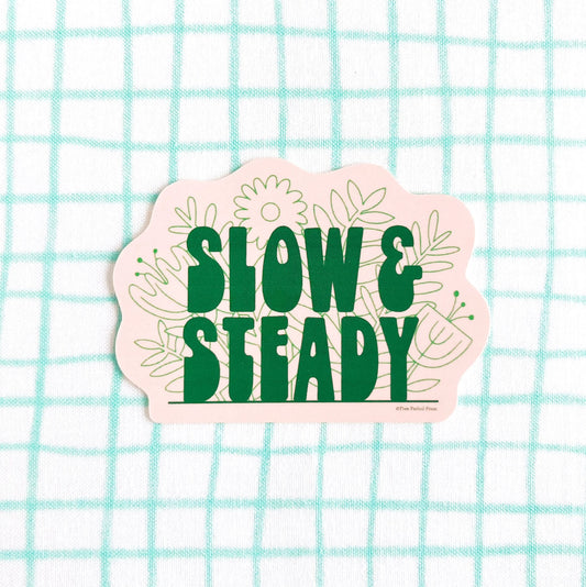 Slow and Steady Vinyl Decal Sticker