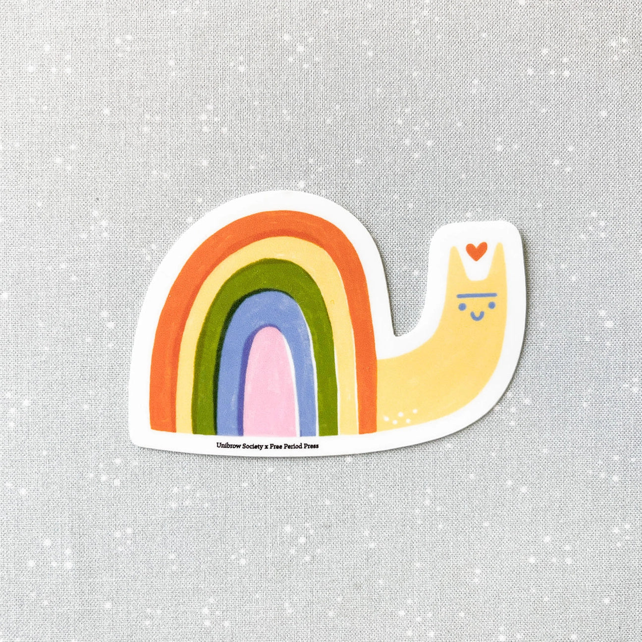 Rainbow Snail Vinyl Decal Sticker