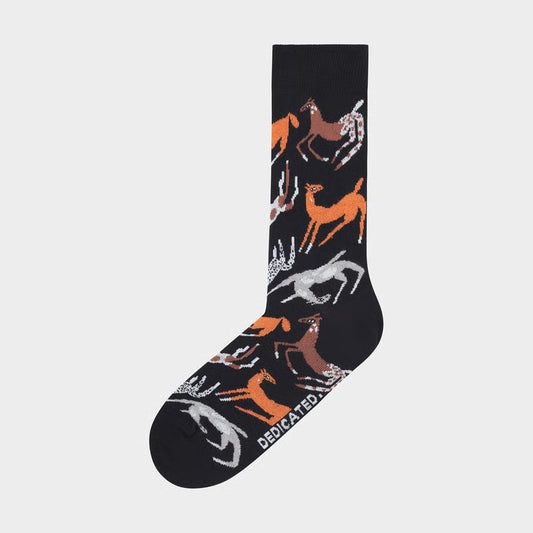 Sigtuna Mustang Party Socks - Black