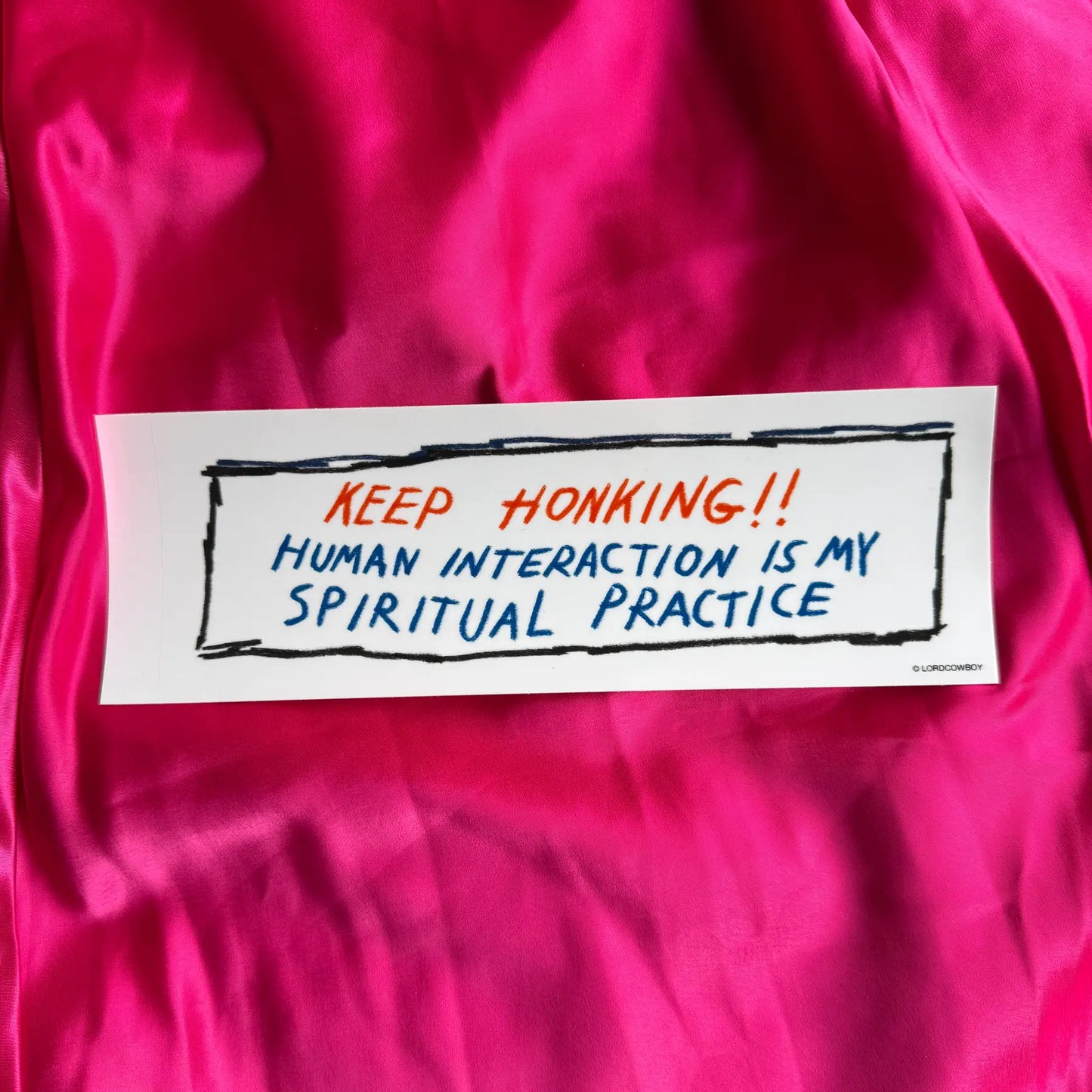 My Spiritual Practice Vinyl Bumper Sticker