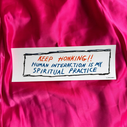 My Spiritual Practice Vinyl Bumper Sticker