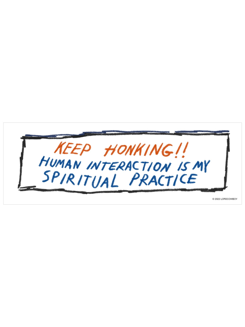 My Spiritual Practice Vinyl Bumper Sticker