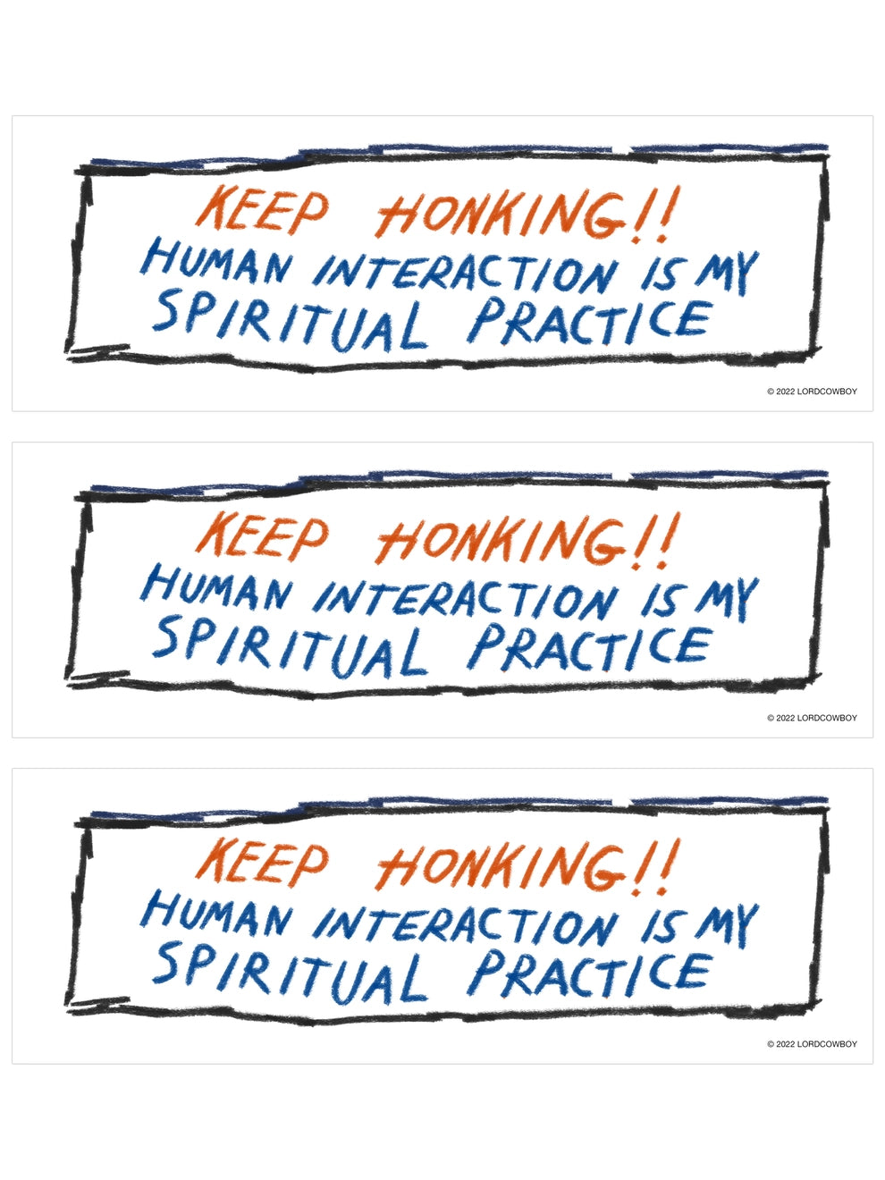 My Spiritual Practice Vinyl Bumper Sticker