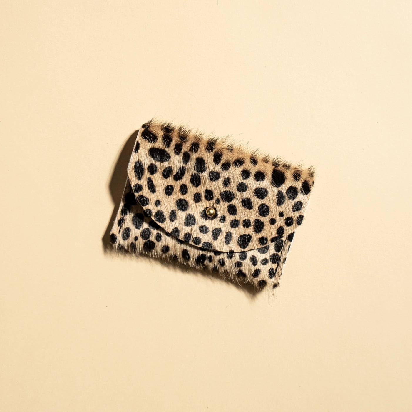 Cardholder - Tiny Spotted Hair On Hide