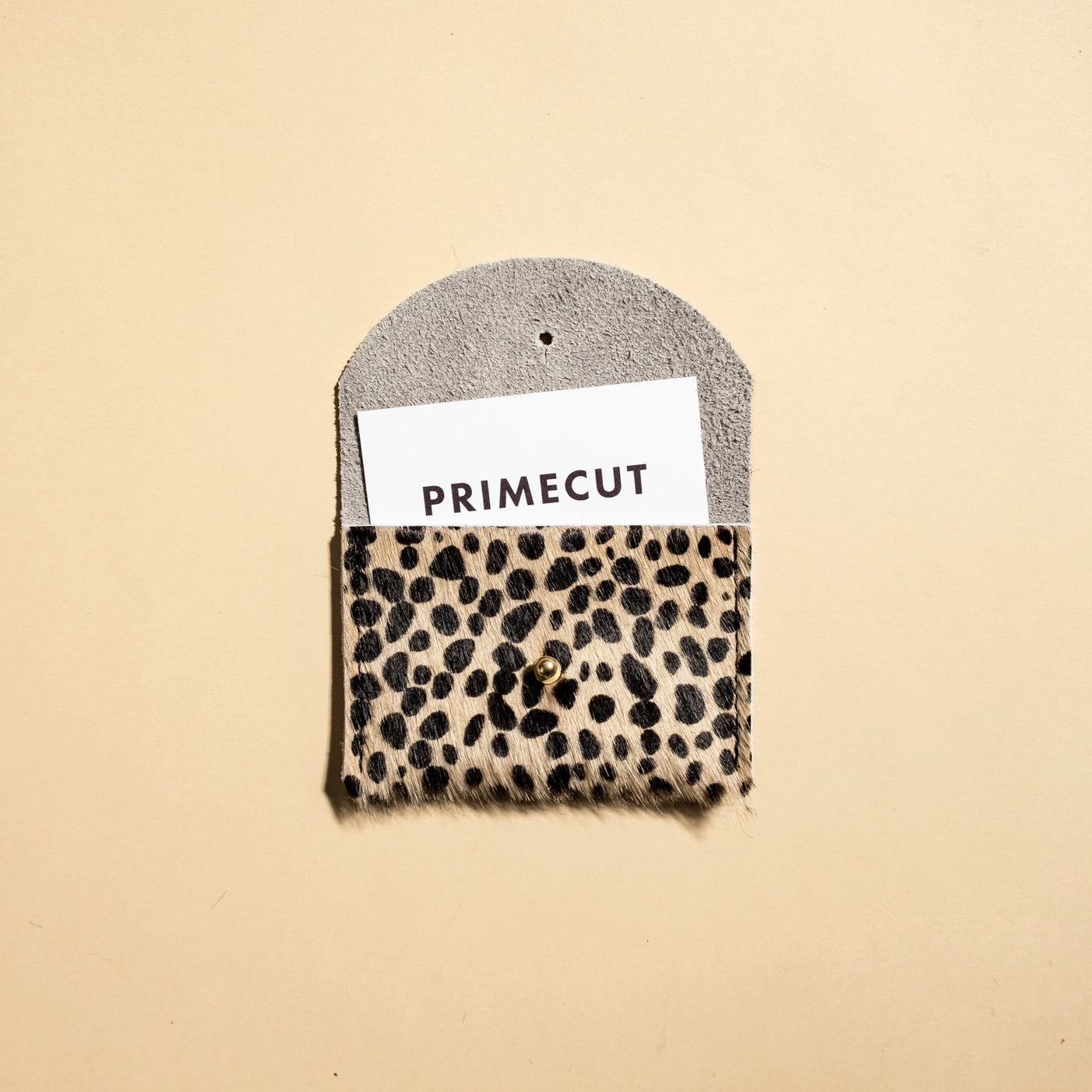 Cardholder - Tiny Spotted Hair On Hide