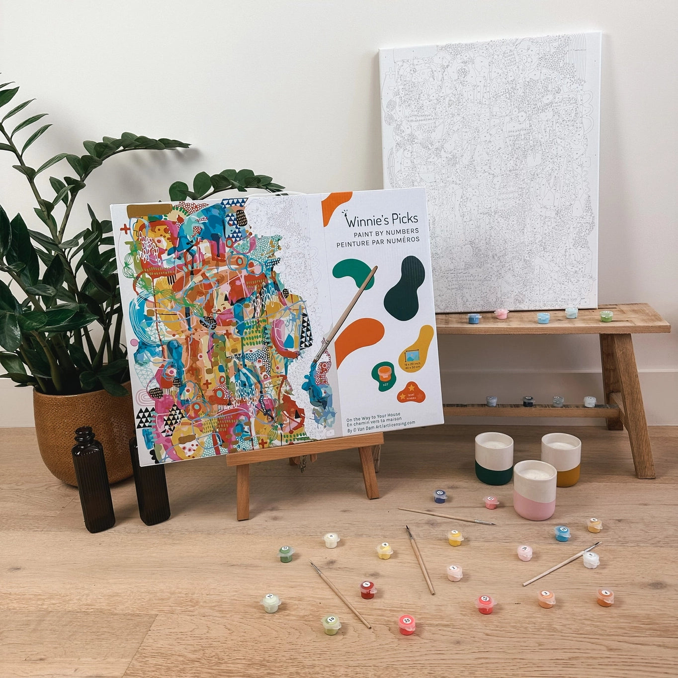 On the Way To Your House - Angelea Van Dam - Paint By Numbers