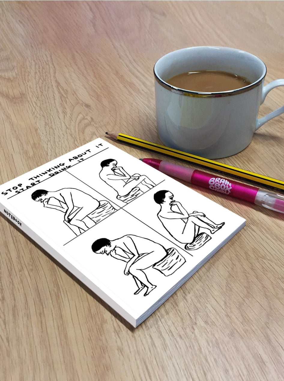 David Shrigley A6 Notebook Start Doing It