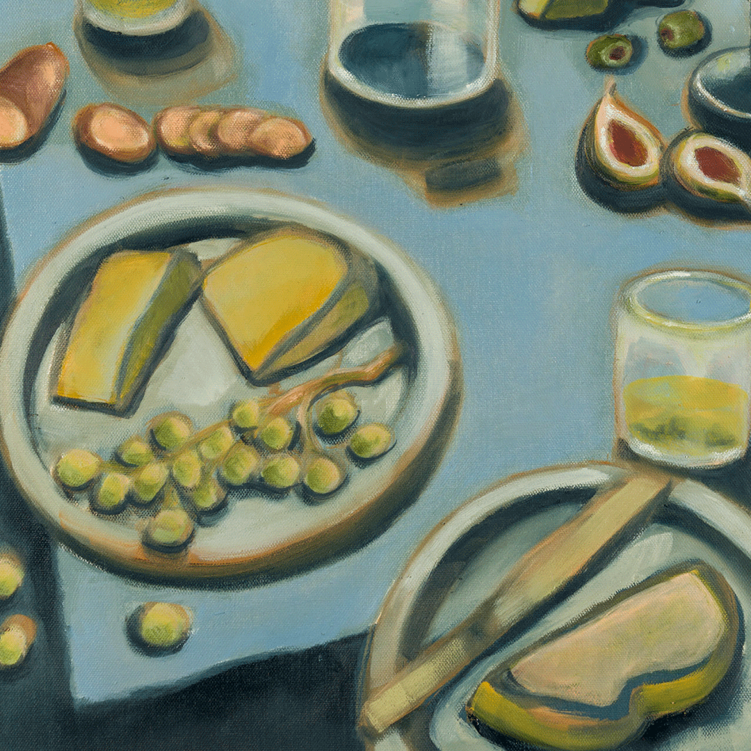 Oily Marj - Steak N' Tinis Print 12"x 12"