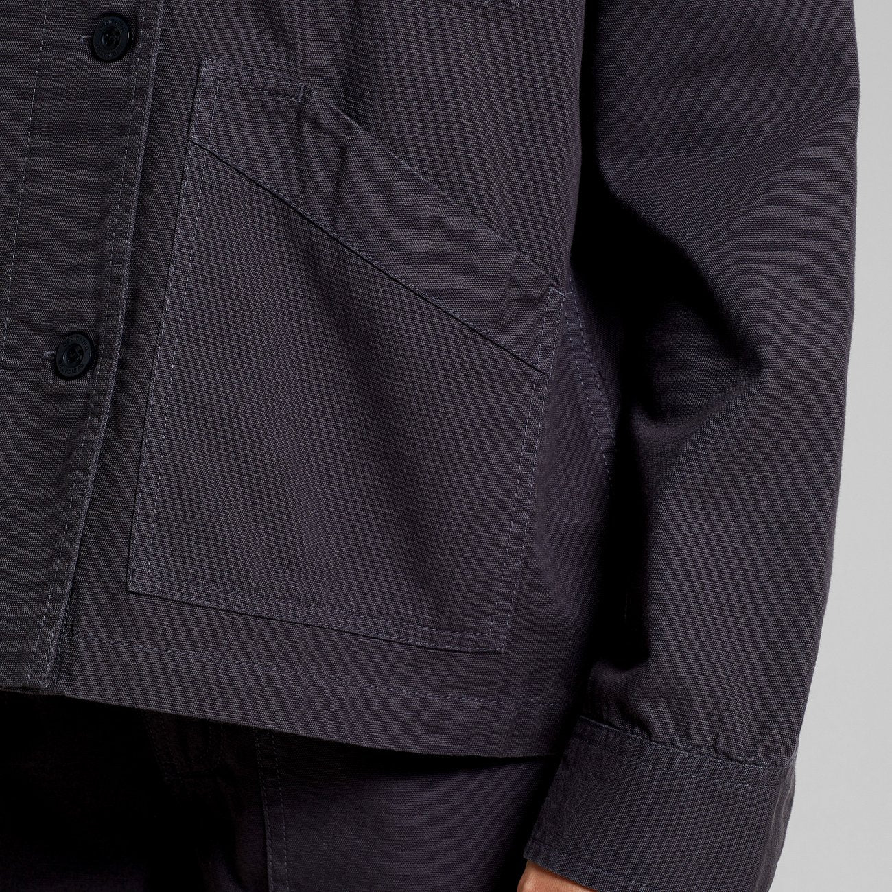 Stiby Canvas Jacket - Phantom Black