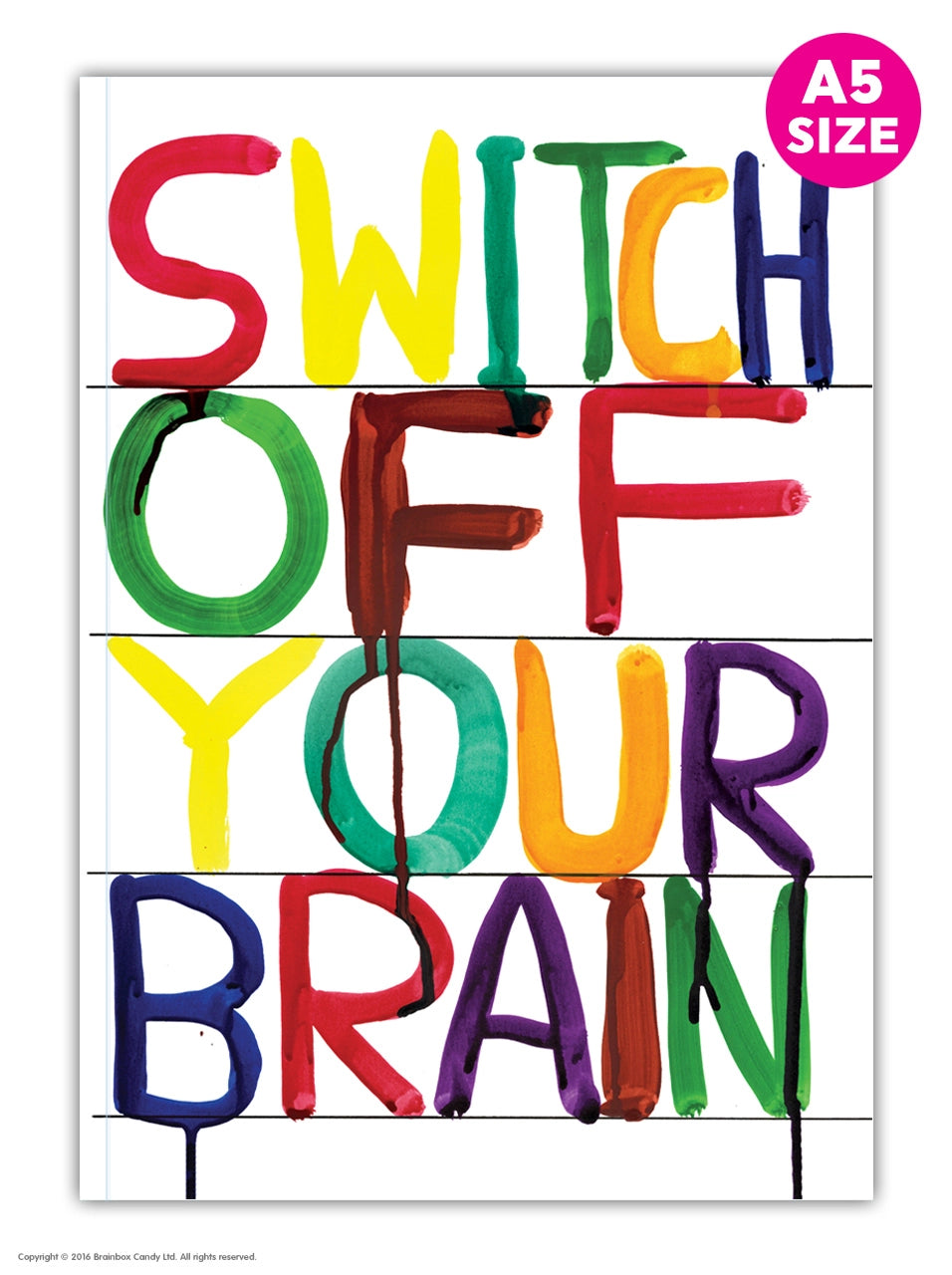 Switch Off Brain Notebook - A5