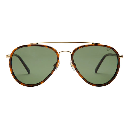 Tatum Sunglasses - Tort/Green