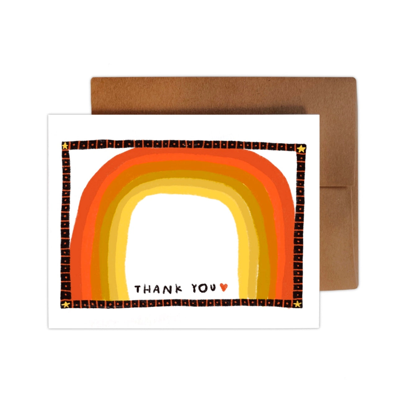 Thank You Rainbow Greeting Card