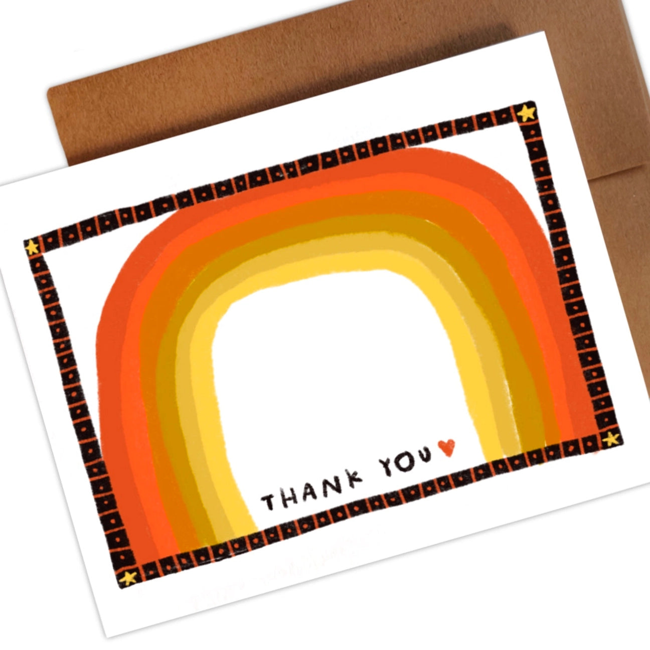 Thank You Rainbow Greeting Card