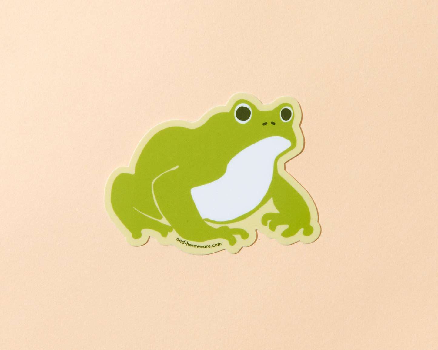 Frog Vinyl Sticker