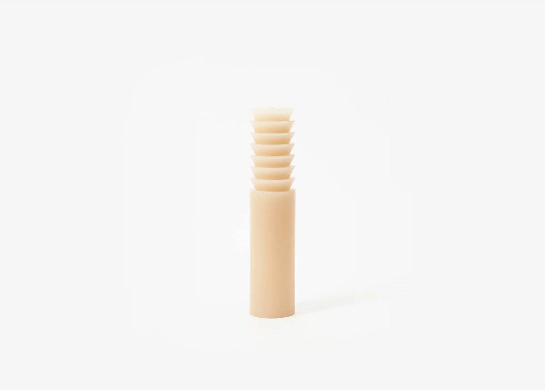 Large Totem Candle, White - Thumbnail 5
