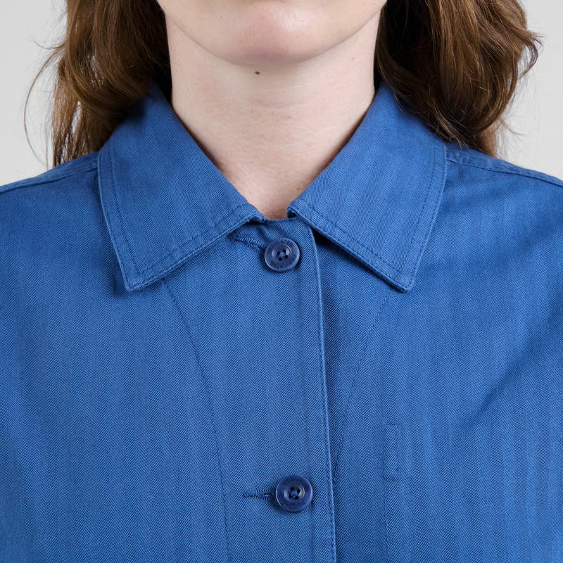 Stiby Herringbone Jacket - True Blue