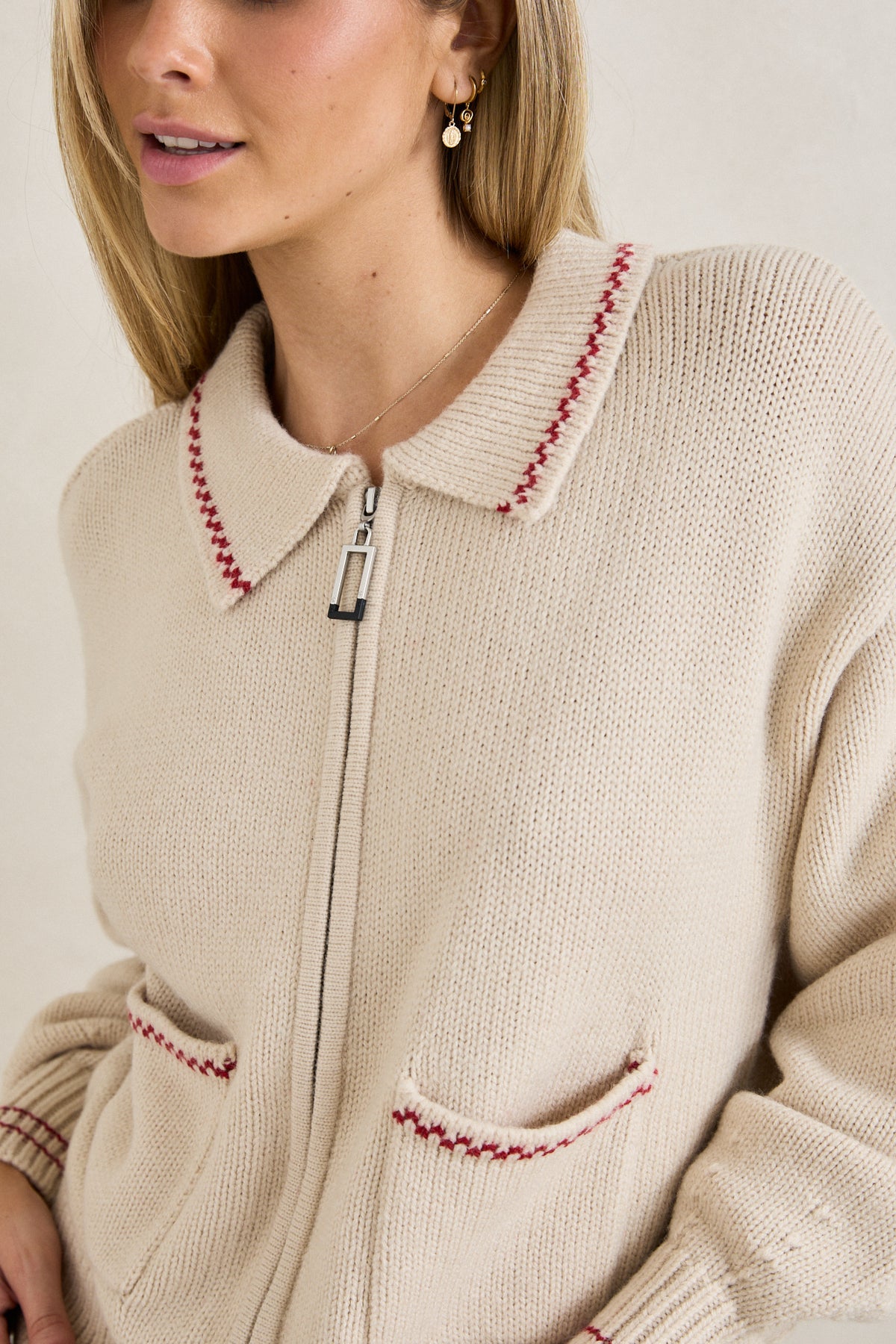 Frankie Dual Zip Cardigan
