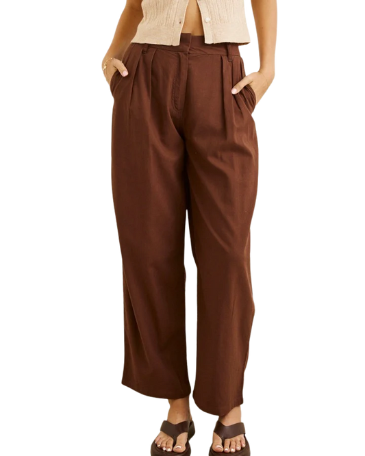 Venice Tailored Linen Pant