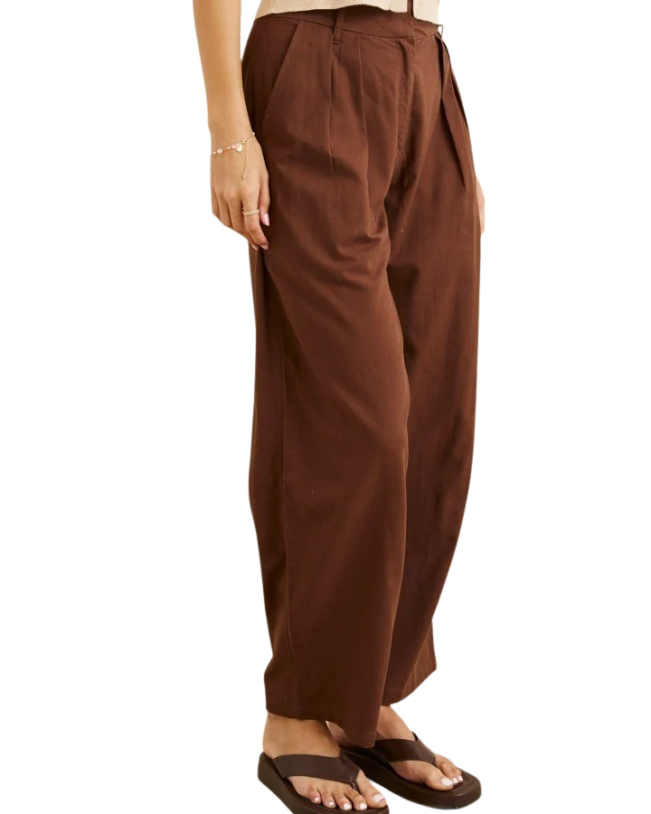 Venice Tailored Linen Pant