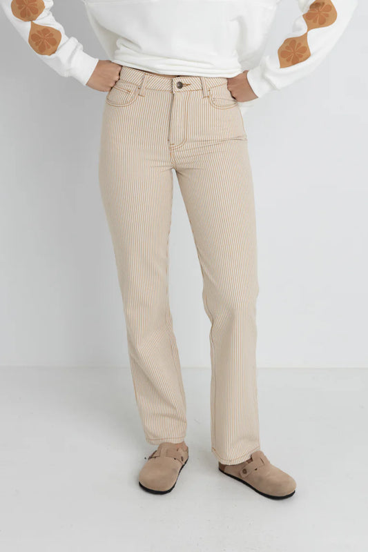 Willa Stripe Straight Leg Pant