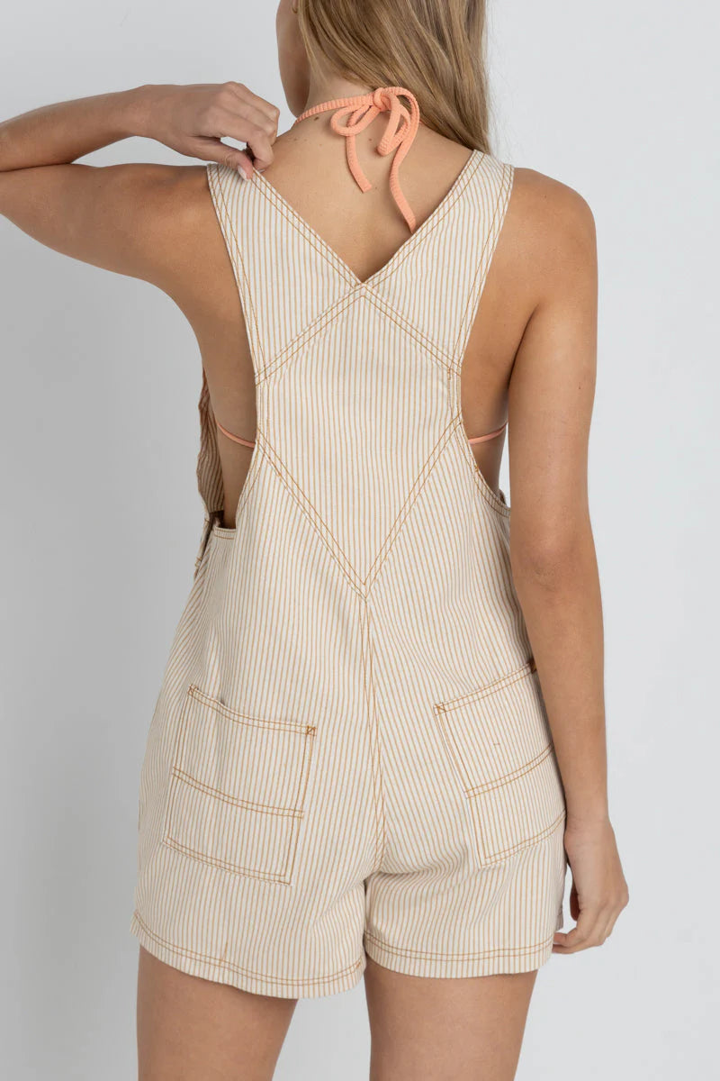 Willa Stripe Short Overall