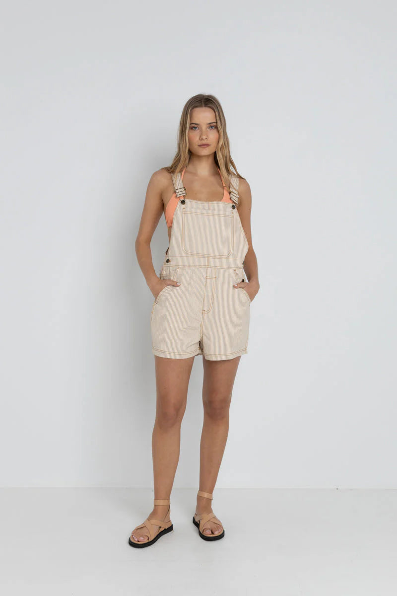 Willa Stripe Short Overall