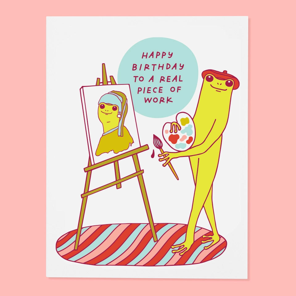 Piece of Work Card