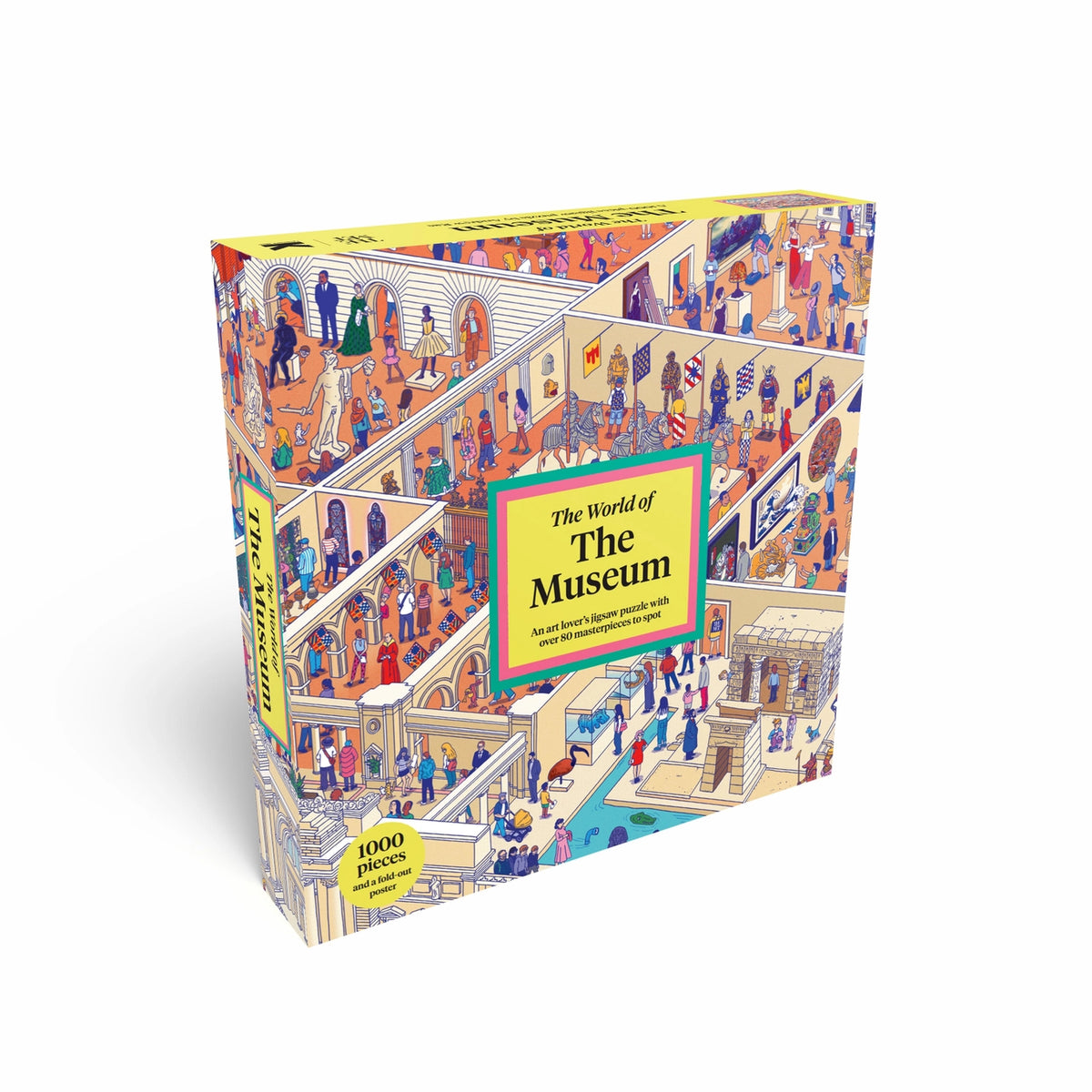 The World of the Museum: An Art Lover’S 1000-piece Jigsaw Puzzle with Over 80 Masterpieces To Spot