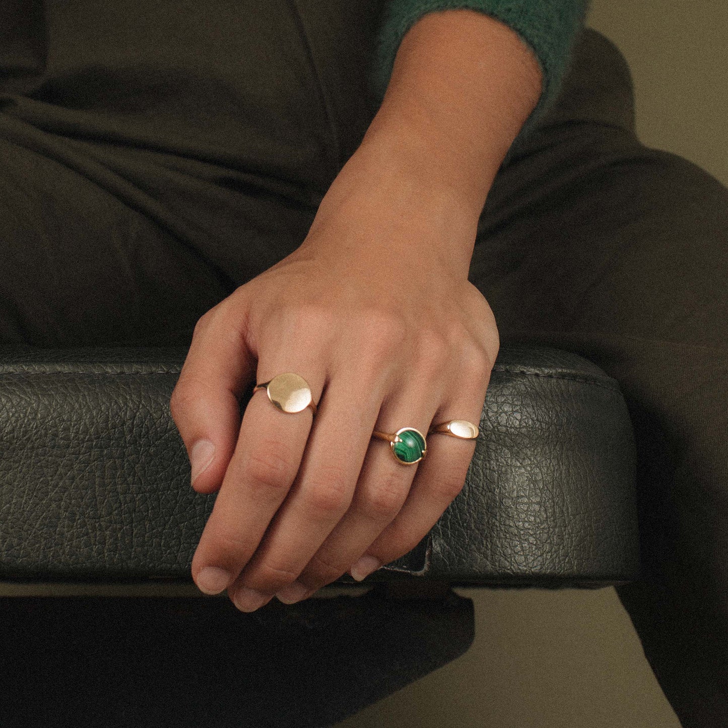 Wyatt Signet Ring - Sterling Silver