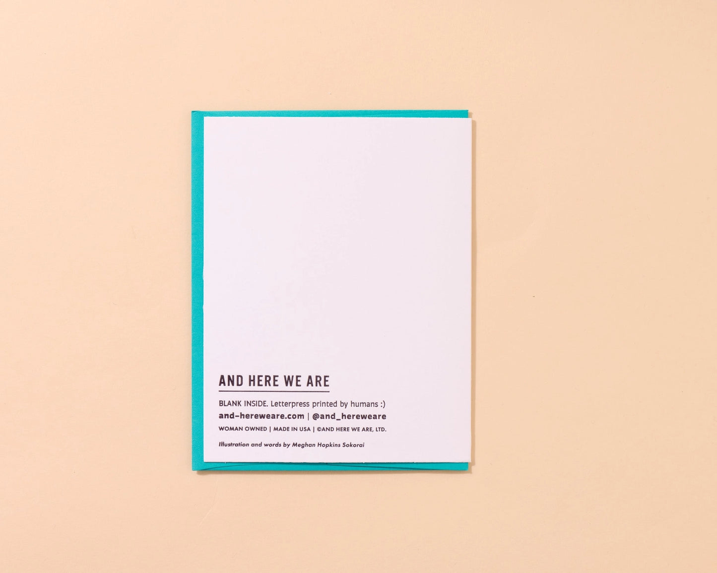 Christmas Time Vintage Letterpress Greeting Card