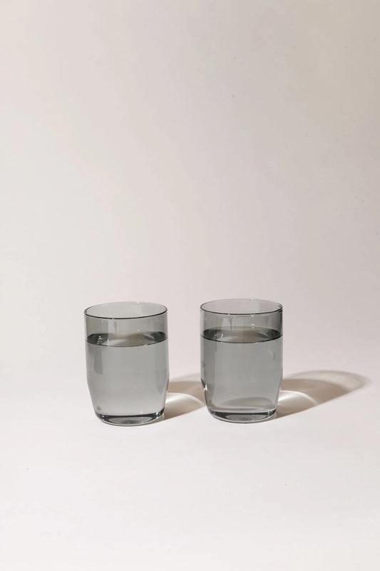 12 oz Century Grey Glass Set